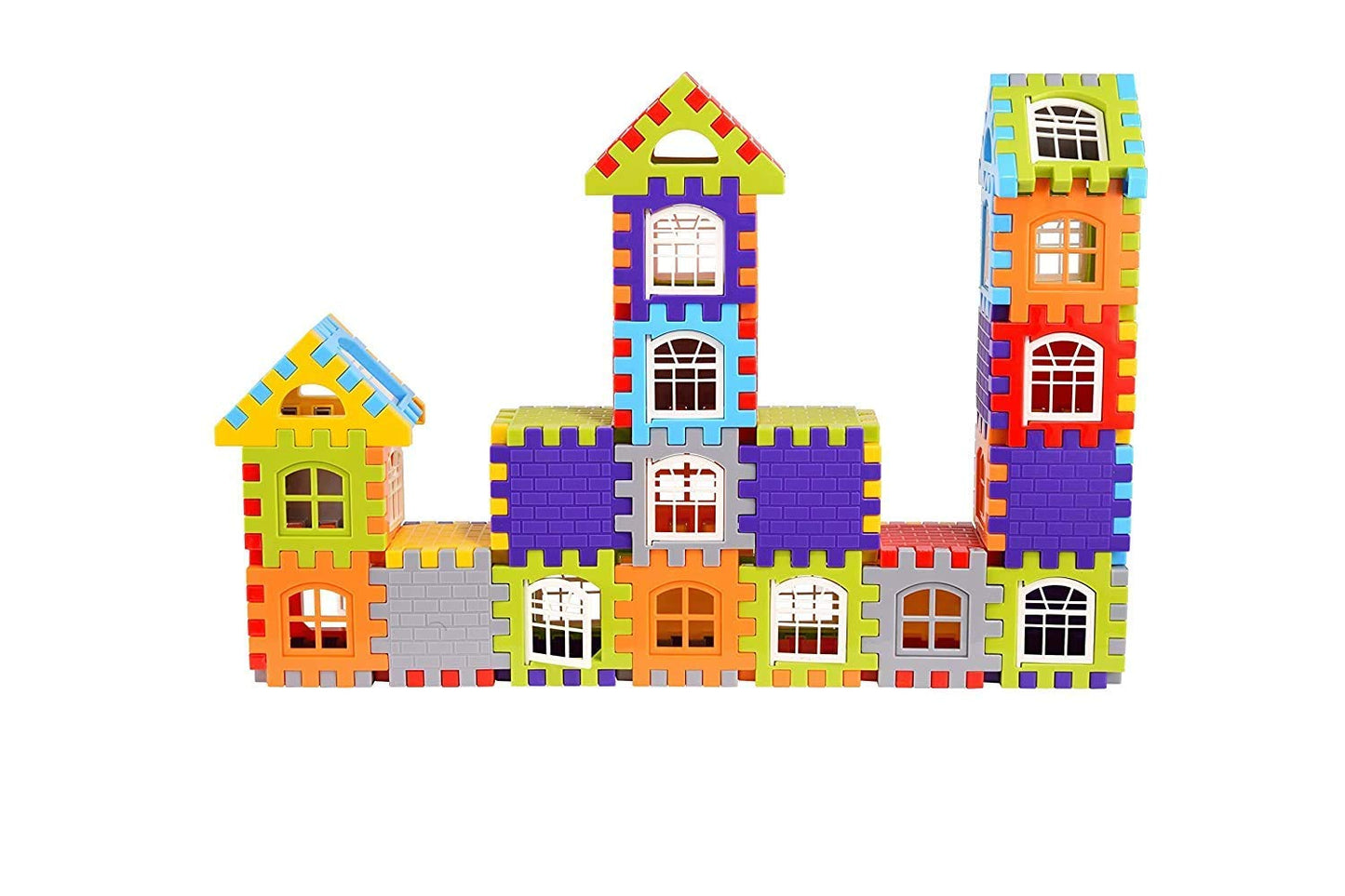 HRK My Happy House Building Blocks Toy Set – 50 Pieces