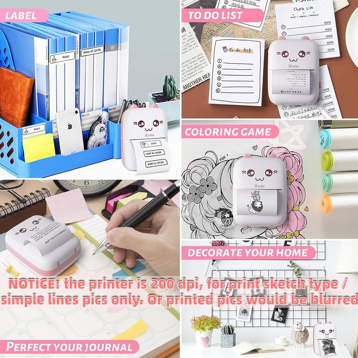Mini Bluetooth Thermal Printer