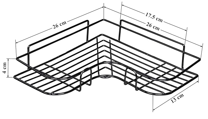 Self-Adhesive Bathroom Corner Shelf for Wall