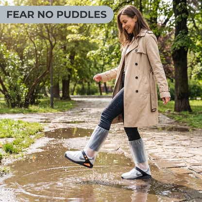 🌧️ Reusable Waterproof Boot Covers for Rain, Mud & Snow